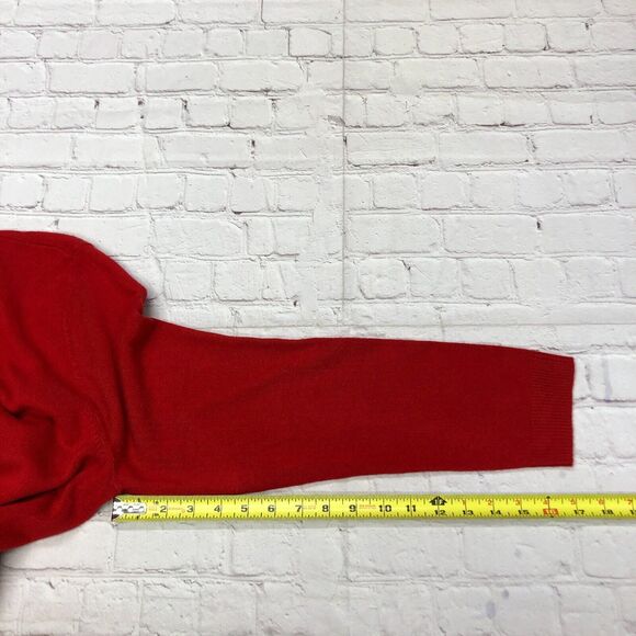 Napa Valley Women Long Sleeve Mock Neck Sweater Size 1X Red M148 -19 - Picture 5 of 13